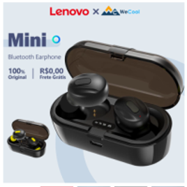 Imagem da oferta Fone de Ouvido Lenovo WeCool Moonwalk Mini TWS Bluetooth 5.1 - Internacional