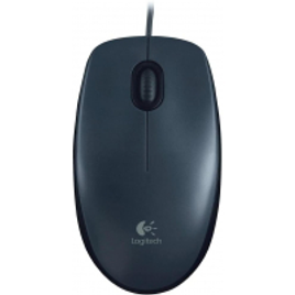 Imagem da oferta Mouse com fio USB Logitech M90 - Cinza