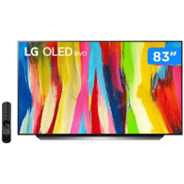 Imagem da oferta Smart TV 83” 4K OLED LG ThinQ 120Hz Wi-Fi Bluetooth Alexa Google Assistente 4 HDMI - OLED83C2PSA