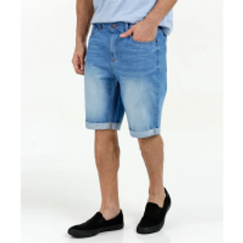 Imagem da oferta Bermuda Masculina Jeans Barra Dobrada