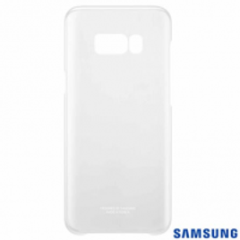 Imagem da oferta Capa para Galaxy S8 Plus Clear Cover Prata Samsung EF-QG955CB EGBR