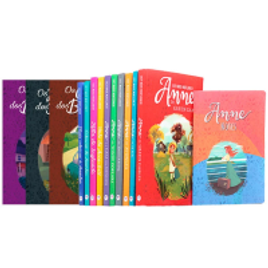 Imagem da oferta Kit Completo Livros Anne de Green Gables | Lucy Maud Montgomery + Bloco de Anotações