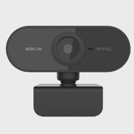 Imagem da oferta Webcam Full HD 1080p com Microfone - USB Plug and Play