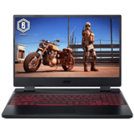 Imagem da oferta Notebook Gamer Acer NITRO 5 Intel Core i5-12450H 8GB RAM GeForce RTX3050 512GB SSD 15.6 Full HD Windows 11 Home Preto - AN515-58-54UH