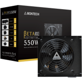 Imagem da oferta Fonte Montech BETA Bronze 550W 80 Plus Bronze PFC Ativo