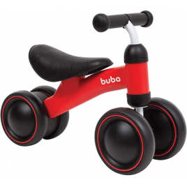 Bicicleta de Equilíbrio - 4 Rodas BUBA Vermelho