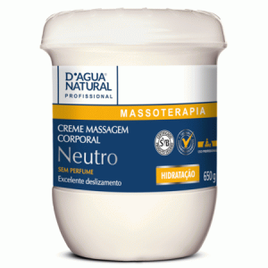 Imagem da oferta Creme de Massagem Neutro sem Perfume 650g - D'Agua Natural