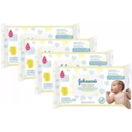 Imagem da oferta Kit Johnsons Baby Toalhinhas Recém-Nascido 4 Pacotes com 96 Unidades Cada