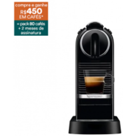 Imagem da oferta Máquina de Café Nespresso Citiz D113 com Kit Boas Vindas – Preta