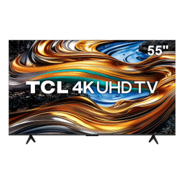 Imagem da oferta Smart TV 55” UHD 4K TCL P755 LED com Google TV Dolby Vision e Atmos HDR10+ Wi-Fi Bluetooth Google Assistente e Design sem Bordas