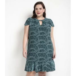 Imagem da oferta Vestido Cuto em Jersey com Estampa de Corações e Fivela no Decote Curve & Plus Size