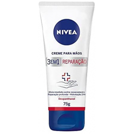 Imagem da oferta Creme para as Mãos Nivea Reparação 3 em 1 Dexpanthenol 75g