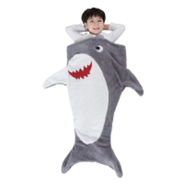 Imagem da oferta Manta Infantil de Microfibra Saco de Dormir Tubarão Bouton