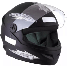 Imagem da oferta Capacete Para Moto Pro Tork New Liberty Four Preto Fosco 58