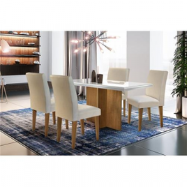 Imagem da oferta Mesa de jantar Olimpia com 4 cadeiras