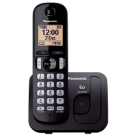 Imagem da oferta Telefone sem Fio Panasonic Dect 6.0 Viva-Voz - KX-TGC210LBB