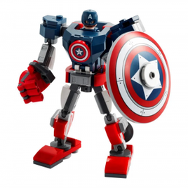 Imagem da oferta Brinquedo Lego Marvel Avengers Armadura Robô do Capitão América 121 Peças - 76168