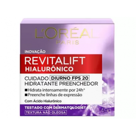 Creme Facial Loreal Paris Revitalift Hialurônico - 49g