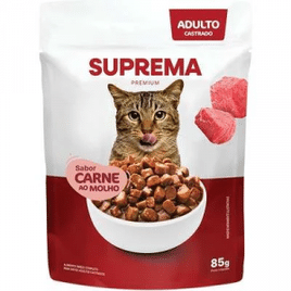 Imagem da oferta Ração Úmida Suprema Carne ao Molho para Gatos Adultos Castrados