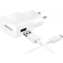 Imagem da oferta Carregador de Viagem Samsung Bivolt Micro USB Ultra Rápido Branco