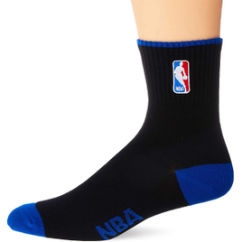 Imagem da oferta Meia NBA Cano Medio - Preto com Azul