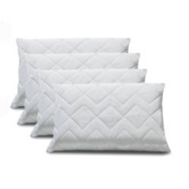 Imagem da oferta Kit 4 Protetor de Travesseiro Impermeável em Matelassê 100% Algodão 50x70cm