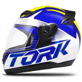 Imagem da oferta Pro Tork Capacete Evolution G7 56 Azul/Amarelo