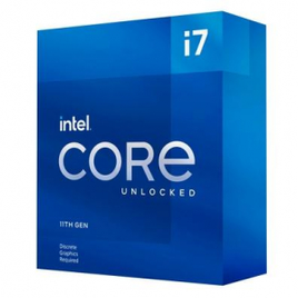 Processador Intel Core i7-11700KF 11ª Geração Cache 16MB 3.6 GHz (4.9GHz Turbo) LGA1200 - BX8070811700KF