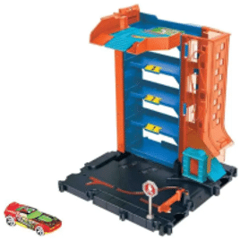 Imagem da oferta Playset e Mini Veículo Hot Wheels City Nemesis Estacionamento - Mattel