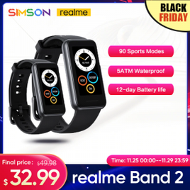 Smartband Realme 50m 1.4 "Bluetooth 5.1
