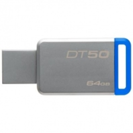 Imagem da oferta Pen Drive Kingston DataTraveler USB 3.1 64GB - DT50/64GB - Azul