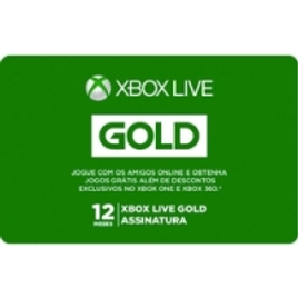 Imagem da oferta Xbox Live Gold - 12 Meses