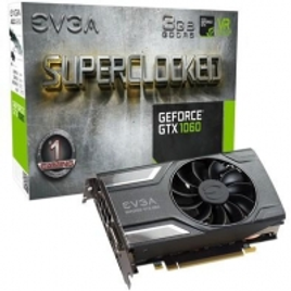 Imagem da oferta Placa de Vídeo EVGA NVIDIA GeForce GTX 1060 3GB SC Gaming GDDR5 - 03G-P4-6162-KR