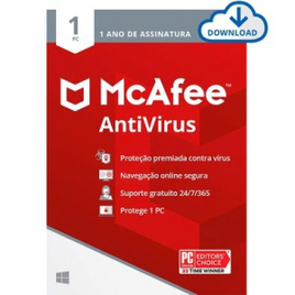 Imagem da oferta McAfee Antivirus para 1 PC ESD - Digital para Download