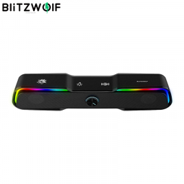 Imagem da oferta Caixa de Som Gamer BlitzWolf RGB Bluetooth 3.5mm - BW-GS1