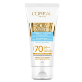 Imagem da oferta Protetor Solar Facial com Cor L'Oréal Paris FPS 70 50g