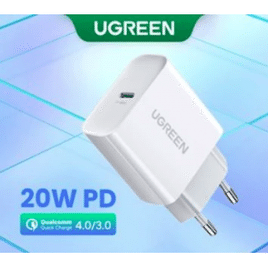 Imagem da oferta Carregador Ugreen USB Tipo C Para iPhone PD 20W