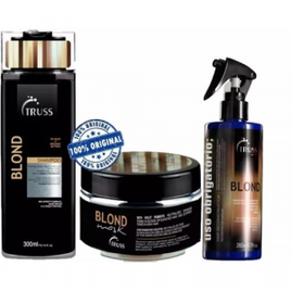 Imagem da oferta Kit Truss Blond Shampoo + Máscara + Uso Obrigatório