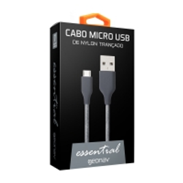 Imagem da oferta Cabo Micro USB ESMISG 1,0m Space Gray Geonav