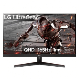 Imagem da oferta Monitor Gamer LG UltraGear 32" LED 165 Hz QHD 1ms HDMI/DisplayPort 95% sRGB FreeSync Premium HDR 10 VESA Preto - 32GN600-B
