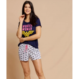 Imagem da oferta Pijama Feminino Estampa Mulher Maravilha Liga da Justiça