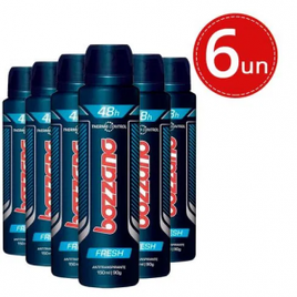 Imagem da oferta Kit Desodorante Aerosol Bozzano Fresh 90g - 6 Unidades