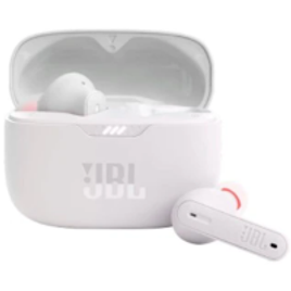 Imagem da oferta Fone de Ouvido Sem Fio Intra Auricular JBL Bluetooth com Microfone Recarregável - TUNE230NCTWS