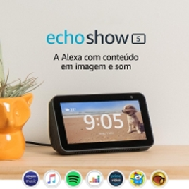 Imagem da oferta Smart Speaker Echo Show 5 Amazon Tela de 5.5"Alexa em Português