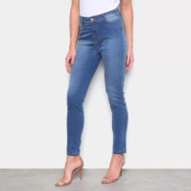 Imagem da oferta Calça Jeans Ecxo Skinny Feminina - Azul