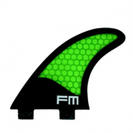 Imagem da oferta Kit de Quilhas de Carbono Fm Surf Carbon Flex FW3 Verde