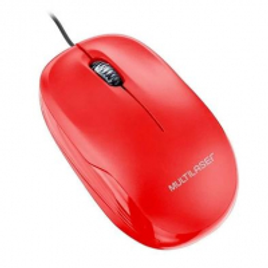 Imagem da oferta Mouse Óptico Multilaser Vermelho - MO292