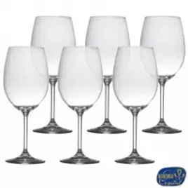 Imagem da oferta Conjunto de Taças para Vinho em Crystalite de 580ml 6 Peças Bohemia - RJ5251