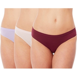 Kit com 3 Calcinhas Biquíni Lisas Trifil - Feminino