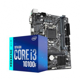 Kit Upgrade Neologic - Placa Mãe Gigabyte H410M-H, Ultra Durable + Intel Core I3-10100F 3.6GHz - NLI83109